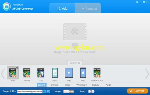 Adoreshare AVCHD Converter 1.5.0.0 Build 10.30.2017 Multilingual的图片1