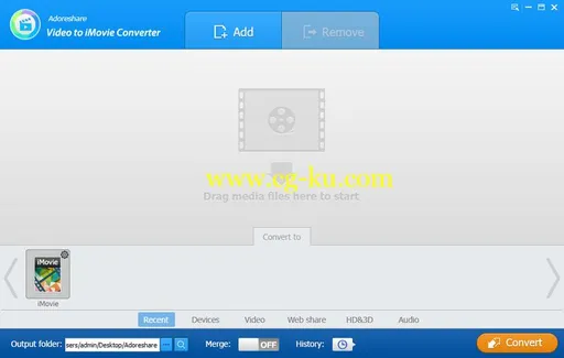 Adoreshare Video to iMovie Converter 1.5.0.0 Build 10.30.2017 Multilingual的图片1