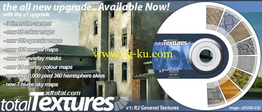 3D Total: Textures V1:R2 – General Textures 建筑材质的图片1