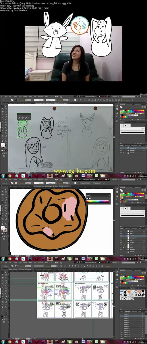 A Simple Step by Step Guide: Make a Cute Webcomic using Adobe Illustrator的图片1