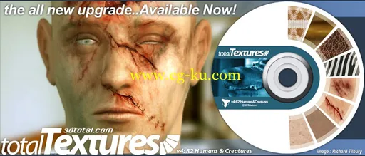 3D Total: Textures V4:R2 – Humans & Creatures 皮肤纹理材质的图片1