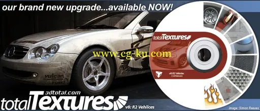 3D Total: Textures V8:R2 – Vehicles 汽车贴图材质的图片1