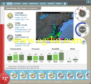 Weather Watcher Live 7.1.90 天气预报软件的图片1
