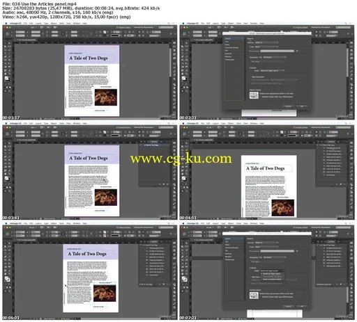 Lynda – InDesign CC: Interactive Document Fundamentals的图片2 Lynda – InDesign CC: Interactive Document Fundamentals的图片2