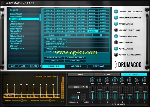 WaveMachine Labs Drumagog 5 Platinum v5.21 WiN的图片1