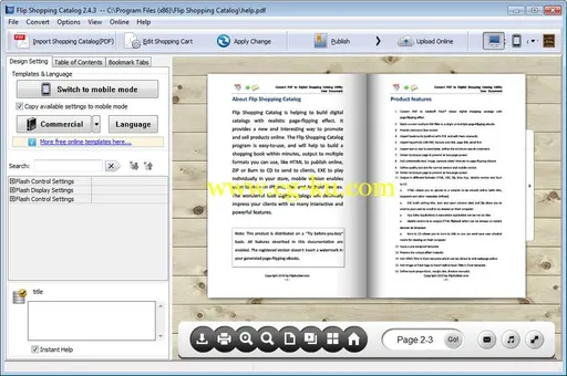 Flip Shopping Catalog 2.4.9.23 Multilingual + Portable的图片1