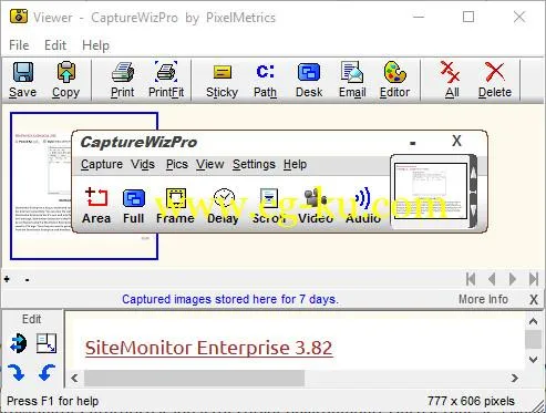 CaptureWizPro 6.20的图片1