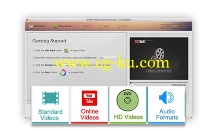 321Soft Video Converter 4.2.1 MacOSX的图片1