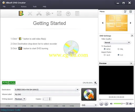 Xilisoft DVD Creator 7.1.3.20130516 DVD视频刻录软件的图片1