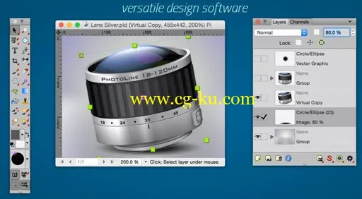 PhotoLine v20.54 Multilingual MacOSX的图片3