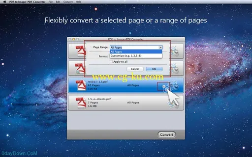 PDF to Image PDF Converter 3.0.0  MacOSX PDF转换成图片的图片3