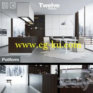 3DSky – Kitchen Poliform Varenna Twelve的图片1