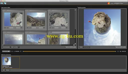 Kolor Autopano Video Pro 1.1 Multilingual MacOSX的图片1