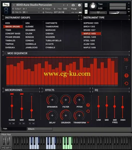 8Dio Aura Studio Percussion KONTAKT的图片2