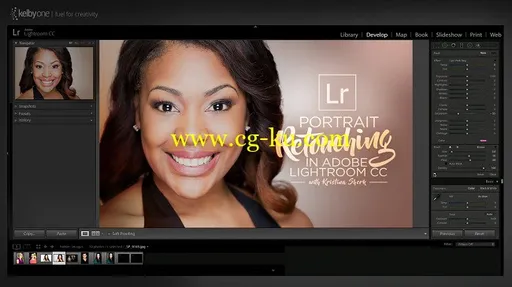 KelbyOne – Portrait Retouching in Adobe Lightroom CC的图片1