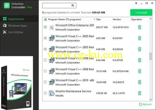 DoYourData Uninstaller Pro 3.1的图片1