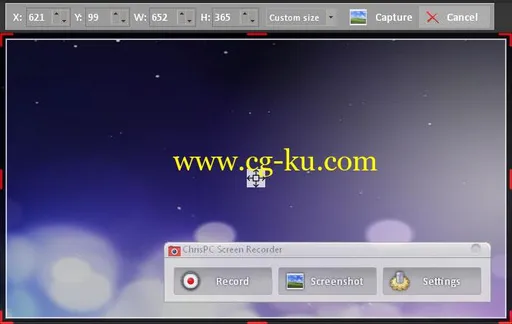ChrisPC Screen Recorder 2.0的图片1