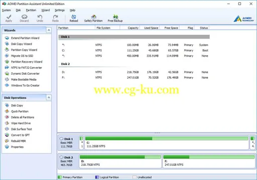 AOMEI Partition Assistant Professional / Technician / Unlimited 6.6.0 Multilingual的图片1