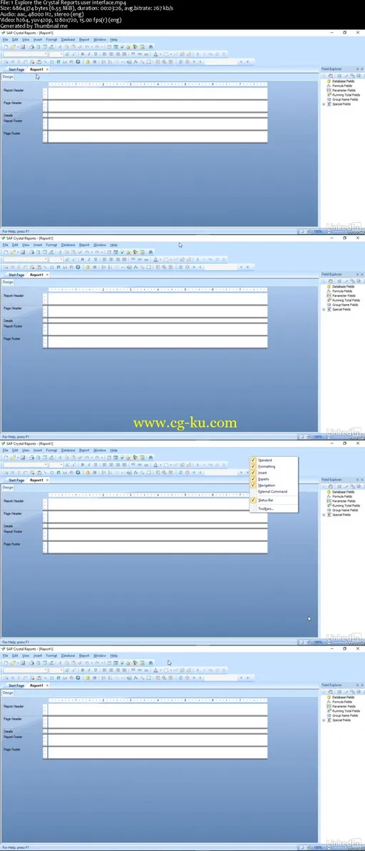 Crystal Reports 2016 Essential Training (2017)的图片1