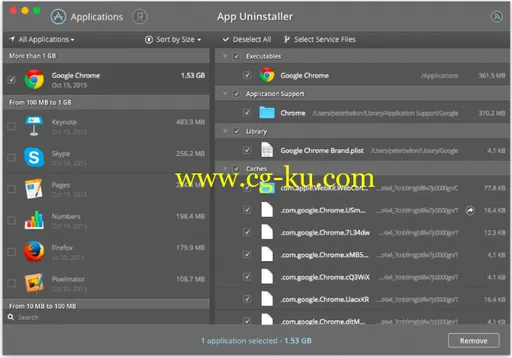 App Uninstaller 6.3 MacOSX的图片1