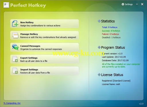 Perfect Hotkey 2.4 Multilingual的图片1