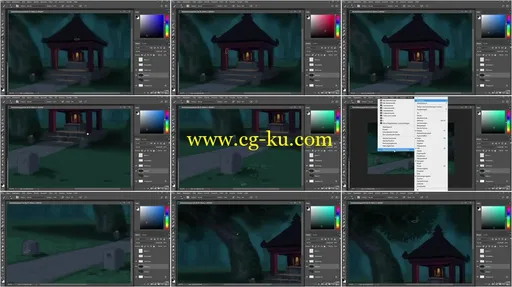 Video2Brain – Illustrieren in Photoshop: Hintergrund的图片2