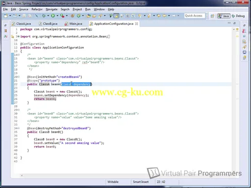 Virtual Pair Programmers – Spring JavaConfig的图片2