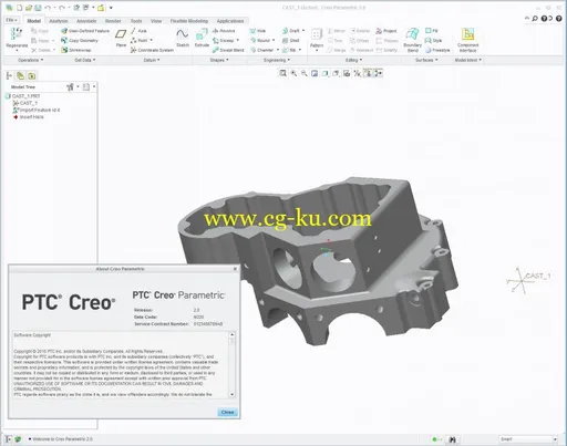 PTC Creo 2.0 M240 x32/x64 多国语言中文版的图片2