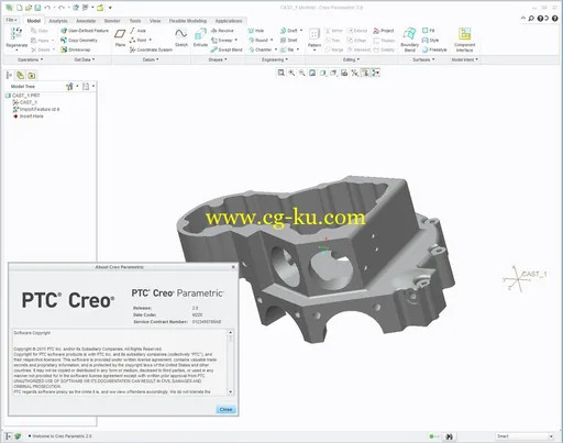 PTC Creo 2.0 M240 x32/x64 多国语言中文版的图片3