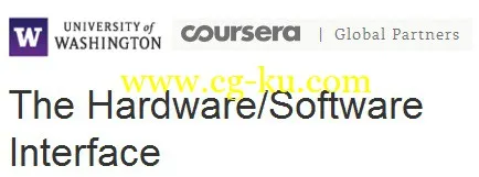 Coursera – The Hardware/Software Interface的图片1