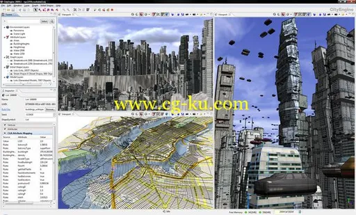 ESRI CityEngine 2012.1 Advanced X32/X64 三维城市建模软件的图片1