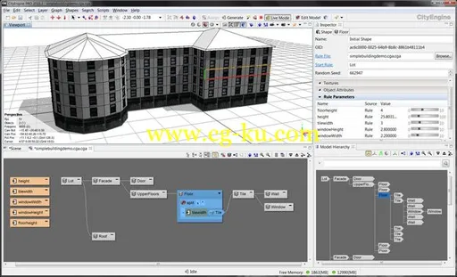 ESRI CityEngine 2012.1 Advanced X32/X64 三维城市建模软件的图片2