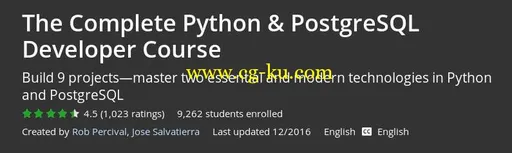 The Complete Python & PostgreSQL Developer Course的图片2