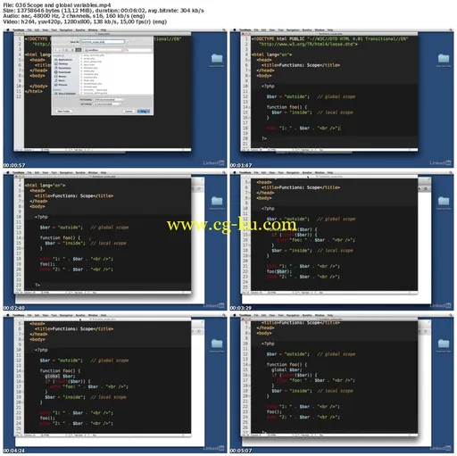 Lynda – PHP Essential Training (updated Jun 27, 2017)的图片2