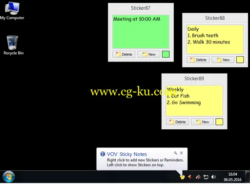 VovSoft Sticky Notes 4.6 + Portable的图片1