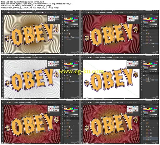 Lynda – Illustrator CC 2017 One-on-One Advanced (updated Jul 03, 2017)的图片2 Lynda – Illustrator CC 2017 One-on-One Advanced (updated Jul 03, 2017)的图片2