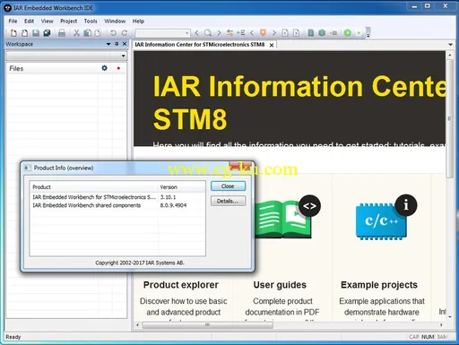 IAR Embedded Workbench for STM8 version 3.10.1的图片2