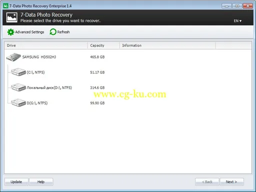 7-Data Photo Recovery Enterprise 1.6 Multilingual + Portable的图片1