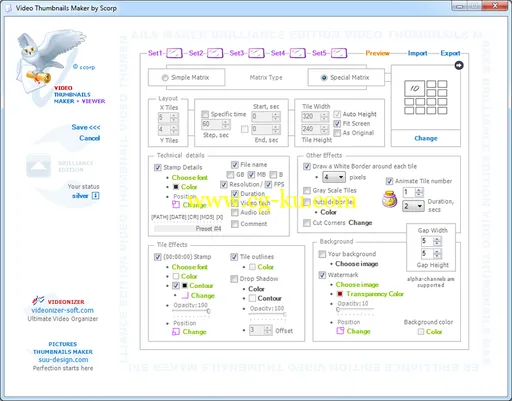 Video Thumbnails Maker Platinum 10.0.0.5 Multilingual的图片1