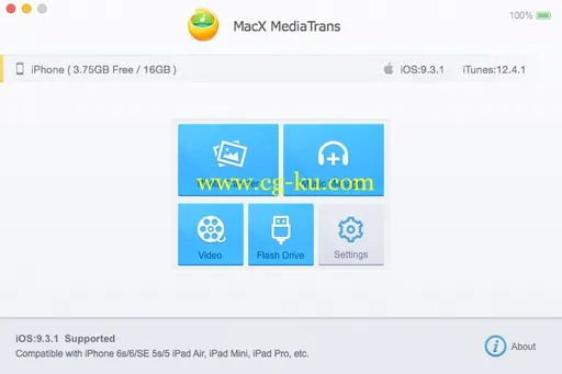 MacX MediaTrans 4.0 Mac OS X的图片1