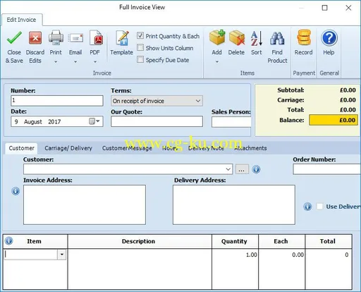 SliQ Invoicing Plus 5.5.0.0的图片1