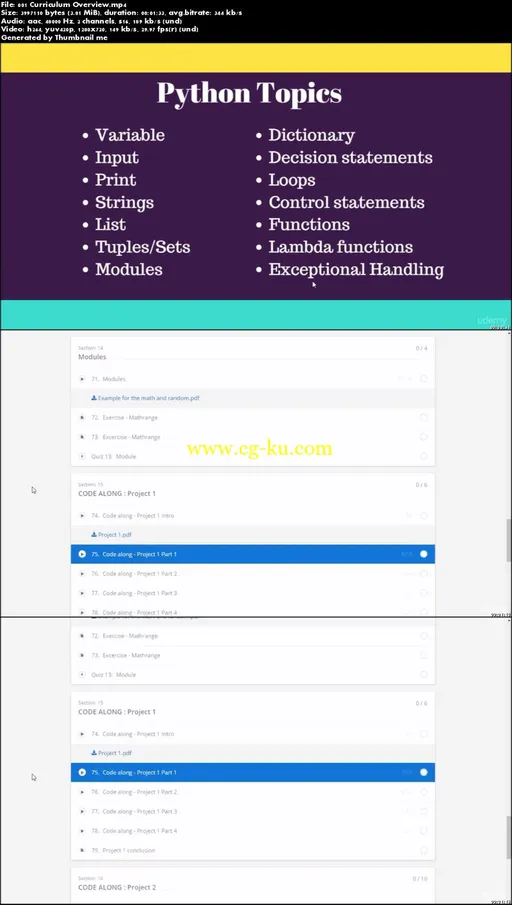 Learn python with 70+ exercises Complete Beginner 2017的图片2