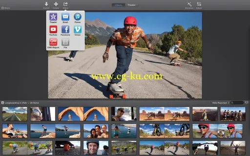 iMovie 10.0.6 Multilingual MacOSX的图片1