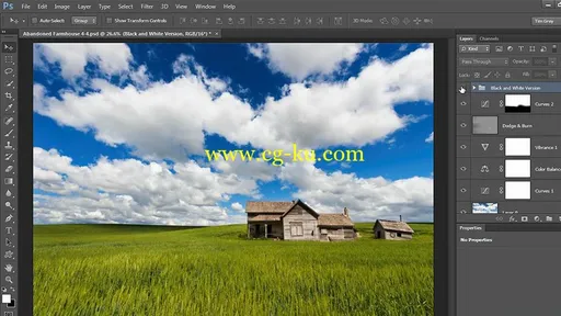 Enhancing a Photograph in Photoshop: Abandoned Farmhouse的图片1