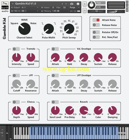 borth-audio Gamble Kid KONTAKT-SYNTHiC4TE的图片1