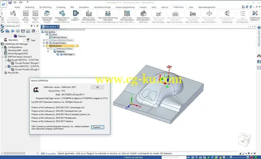 CAMWorks 2017 SP2 for Solid Edge ST8-ST10的图片1