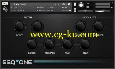 Puremagnetik Esqone Ensoniq ESQ-1 KONTAKT的图片1