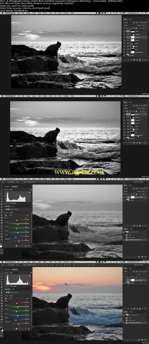 5/8 “Photography Classics: Artistic Black and White Conversion Techniques in Photoshop.”的图片2