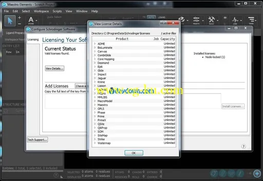 Schrödinger Suites 2017-2 Win/MacOsx/Linux的图片12