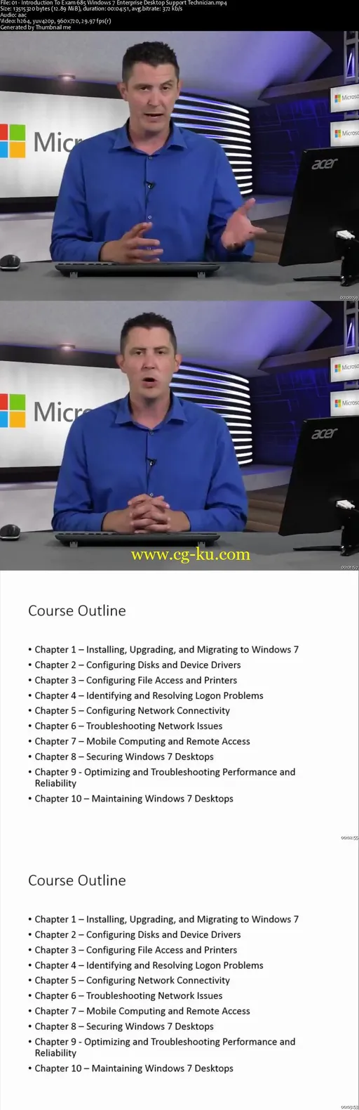 Microsoft 70-685 Pro: Windows 7, Enterprise Desktop Support Technician的图片2